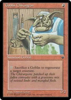 GOBLIN CHIRURGEON x4 (ver 1) mtg EX/NM Fallen Empires Common UNPLAYED Gelon - Image 1