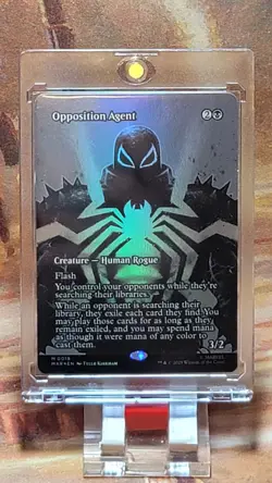 MTG Marvel’s Spider-Man Opposition Agent Borderless Foil #0019 w/case Uplayed - Image 1
