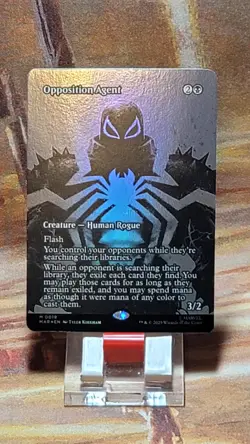 MTG Marvel’s Spider-Man Opposition Agent Borderless Foil #0019 w/case Uplayed - Image 2