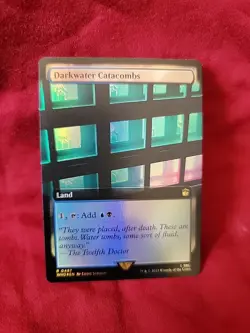 MTG Darkwater Catacombs - Foil - Extended Art, Doctor Who - Image 1