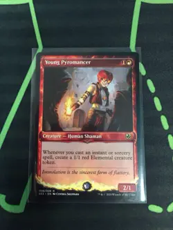 MTG Magic The Gathering Young Pyromancer SS3 Rare Red Shaman Chandra - Image 1
