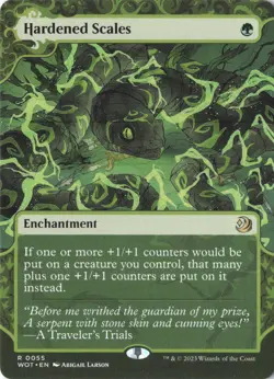 Hardened Scales R Wilds of Eldraine: Enchanting Tales 55 NM - Image 1