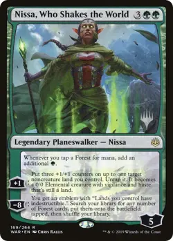 Nissa, Who Shakes the World - Promo Pack: Throne of Eldraine (PPELD) NM - Image 1