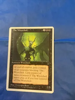 The Wretched x1 MTG Core Set 4th Edition Black Rare Creature LP - Image 2