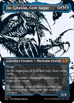 Jin-Gitaxias, Core Augur (Halo Foil) -Foil Near Mint MTG - Image 1