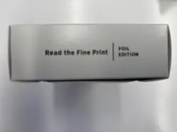 Mtg Secret Lair: Read The Fine Print (NIB) (Foil) - Image 1