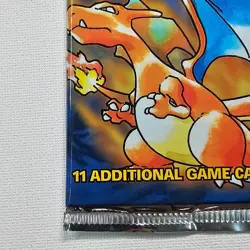 1999 Pokemon Base Set Unlimited Booster Pack Charizard WOTC Factory Sealed @4A - Image 5