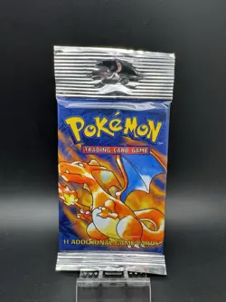 Pokemon TCG - 1999 Base Set Unlimited Booster Pack - Long, New, Factory Sealed - Image 1
