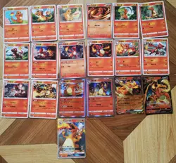 19 LOT 2023 Pokemon TCG PTCG Chinese Charizard. Charmander.Charmelem. J75 - Image 2