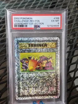Pokemon Legendary Collection Reverse Holo Challenge #106/110 PSA 6 EX-MT - Image 1