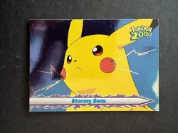 Pokemon Topps Blue Logo The Movie Stormy Seas #19 - Image 1