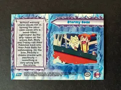 Pokemon Topps Blue Logo The Movie Stormy Seas #19 - Image 2
