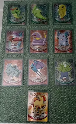 Ten-2000 Pokemon Topps Rare "Chrome Spectra Lot" All High Grade New Condition! - Image 1
