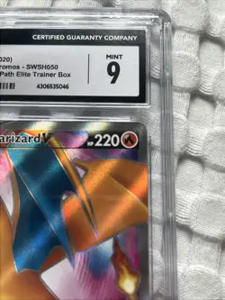 Pokemon TCG Charizard v SWSH 050 Black Star Promos Holo - Image 4