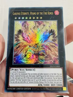 Yu-Gi-Oh! GARUNIX ETERNITY, HYANG OF THE FIRE KINGS Limites Edition NM - Image 1