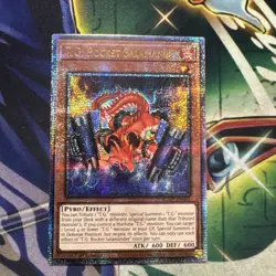 Yugioh! T.G. Rocket Salamander AGOV-EN003 Quarter Century Secret 1st Edition NM - Image 1