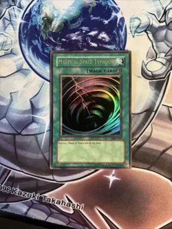 (27) Mystical Space Typhoon MRL-047 Magic Ruler Unlimited Ultra Rare LP/MP - Image 1