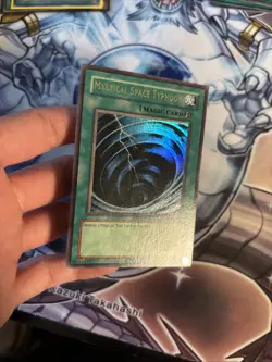 (27) Mystical Space Typhoon MRL-047 Magic Ruler Unlimited Ultra Rare LP/MP - Image 2