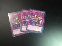 3x Yugioh Playset Dracotail Sting DOOD-EN077 Common 1st Ed Near Mint - Image 1