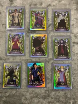 2025 Topps Disney Wonder Villain Card Lot of 9 - Image 1