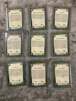 2025 Topps Disney Wonder Villain Card Lot of 9 - Image 2