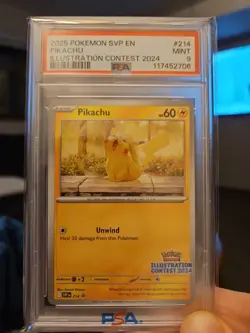 Pikachu - 214 (Illustration Contest 2024) 214 Sv: Scarlet & Violet Promo Cards - Image 1