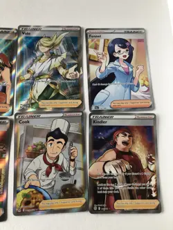 Lot of 8 Pokemon TCG Eng Modern Trainer Cards Fennel, Volo, Cook.. Near mint - Image 2