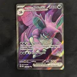 Pokemon Card Team Rocket's Nidoking EX 216/182 Destined Rivals - Near Mint - Image 3
