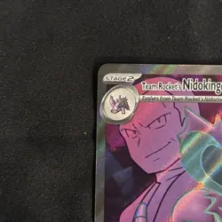 Pokemon Card Team Rocket's Nidoking EX 216/182 Destined Rivals - Near Mint - Image 4