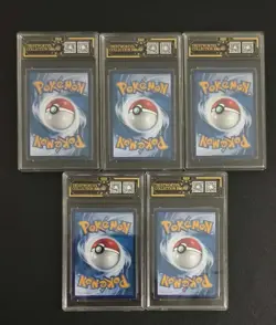 5 Lot OCD 10 Pokemon TCG Chinese Card CHR SR Holo Flareon Glaceon Graded SQ - Image 2