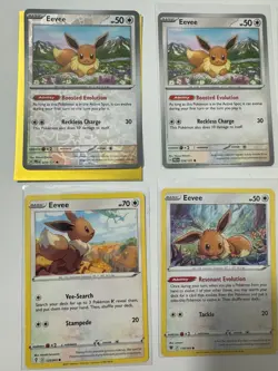 Eevee Card Lot Pokemon Mint/NM Holo Scarlet & Violet - Image 2