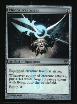 Magic: The Gathering - Prerelease Cards Moonsilver Spear 217 Promo Foil - Image 1