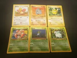 Pokemon Card Lot of 6 Mixed Vintage/Modern Lot #1D PKMA - Image 1