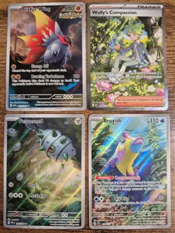 Pokemon Card Illustration Rare Collection 4 Gold Star Cards - Image 1