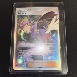 Pokemon 2018 Morty Full Art Holo Card 212/214 Sun & Moon Lost Thunder - Image 1