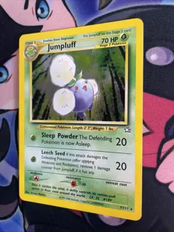 2000 Pokemon Card Neo Genesis Jumpluff 7/111 Holo Rare MP+ - Image 3