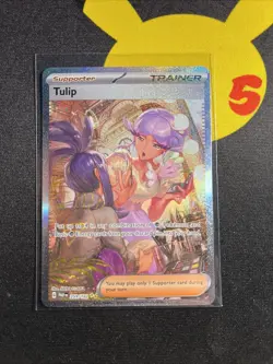 Pokemon TCG Tulip Card 259/182 Paradox Rift Sir Trainer NM Condition - Image 1
