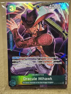 Dracule Mihawk (Illustration Box Vol.4) ST12-003 One Piece Promotion Cards FOIL - Image 1