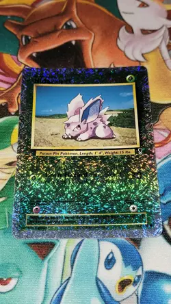 Nidoran M 83/110 Legendary Collection Reverse Holo Firework Pokemon Card - Image 1