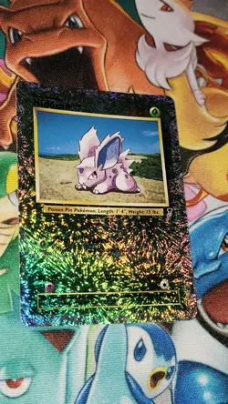 Nidoran M 83/110 Legendary Collection Reverse Holo Firework Pokemon Card - Image 2