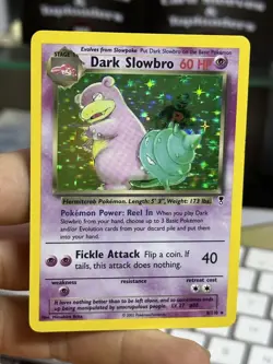 #2 Dark Slowbro 8/110 Legendary Collection 2002 Holo Pokemon Card TCG - Image 3