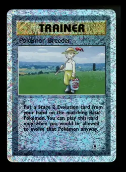 Pokemon Breeder 102/110 Legendary Collection 2002 Reverse Holo Pokemon Card TCG - Image 1