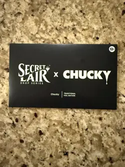 Secret Lair MTG Chucky Traditional Foil Sealed Card Set Magic The Gathering - Image 1