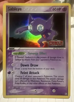 Pokemon Card - Sableye 22/108 - EX Power Keepers - Stamped - Holo - Image 1