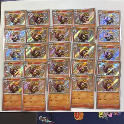 Crocalor 0406/08 CBB1C Gem Pack Baby Shiny Holo (Chinese) - Pokemon Card NM X25! - Image 1