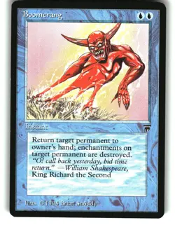 Magic the Gathering - Legends Boomerang Common 1994 - Image 1