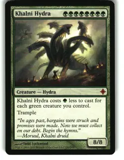Magic the Gathering - Rise of the Eldrazi Khalni Hydra 2010 192 Mythic - Image 1