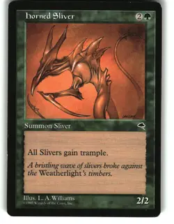 Magic the Gathering - Tempest Horned Sliver 1997 234 Uncommon - Image 1