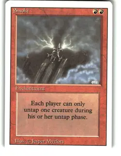 Magic the Gathering - Revised Edition Smoke 1994 Rare - Image 1