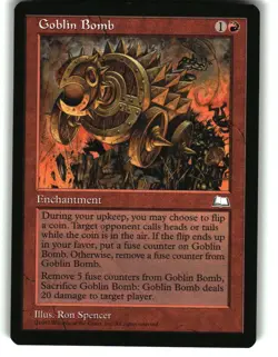 Magic the Gathering - Weatherlight Goblin Bomb 1997 Rare - Image 1